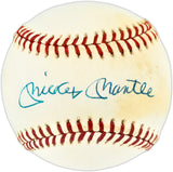 Mickey Mantle Autographed Official AL Baseball New York Yankees Beckett BAS #AE49064