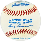 Mickey Mantle Autographed Official AL Baseball New York Yankees Beckett BAS #AE49064
