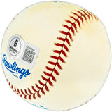 Mickey Mantle Autographed Official AL Baseball New York Yankees Beckett BAS #AE49064