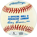 Joe Dimaggio Autographed Official AL Baseball New York Yankees Beckett BAS #AE49065