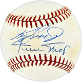 Willie Mays & Ken Griffey Jr. Autographed Official NL Baseball Beckett BAS #AE49067