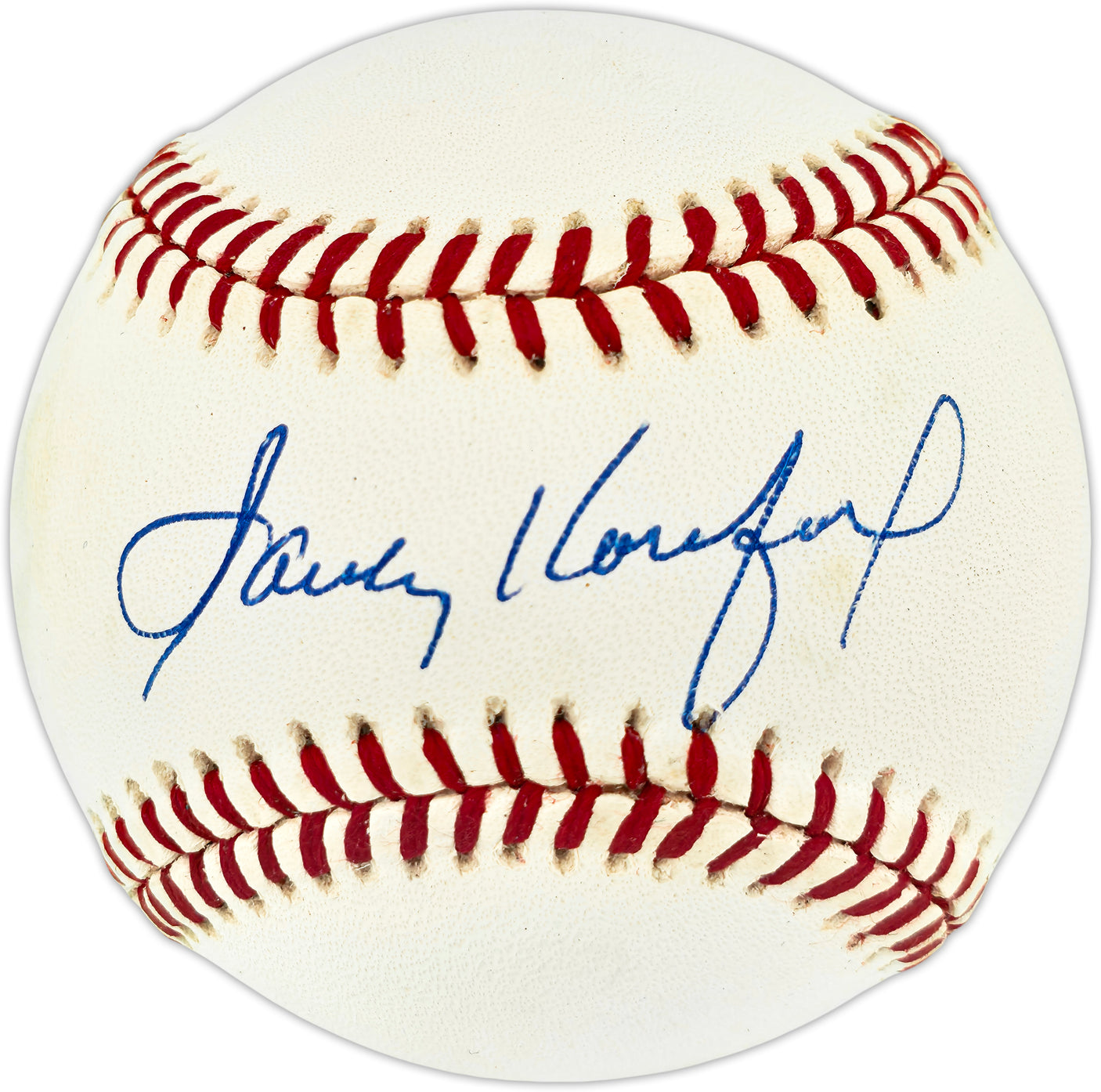 Sandy Koufax Autographed Official NL Baseball Los Angeles Dodgers Beckett BAS #AE49081