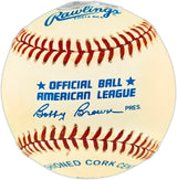 Mickey Mantle Autographed Official AL Baseball New York Yankees Beckett BAS #AE49074