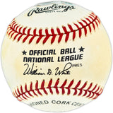 Willie Mays Autographed Official NL Baseball San Francisco Giants Beckett BAS #AE49073