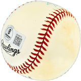 Willie Mays Autographed Official NL Baseball San Francisco Giants Beckett BAS #AE49073