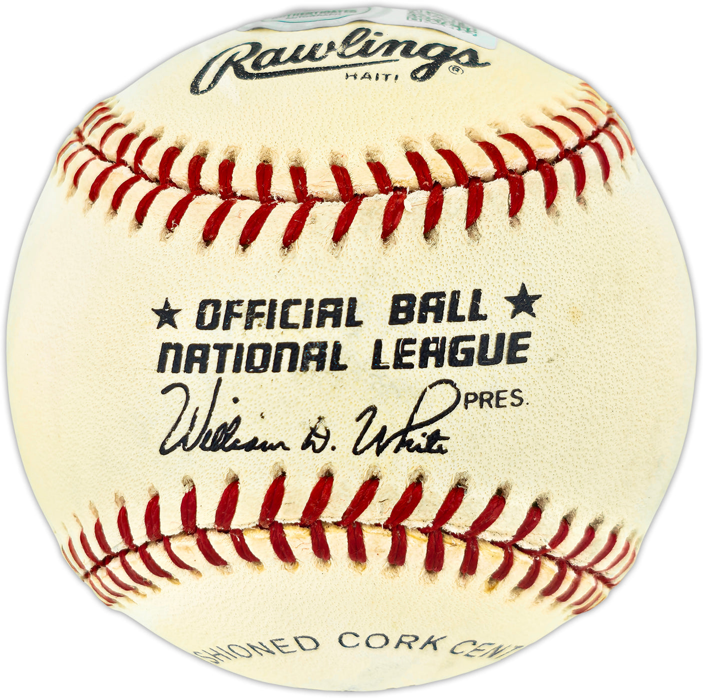 Hank Aaron & Al Downing Autographed Official NL Baseball "HR 715" Beckett BAS #AE49088