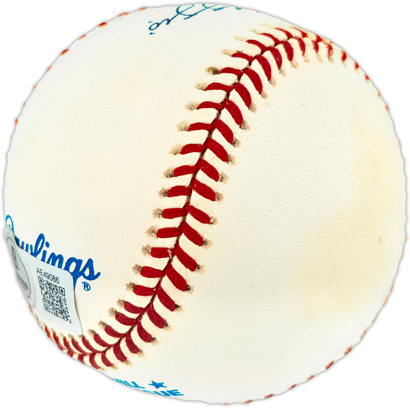 Joe Dimaggio Autographed Official AL Baseball New York Yankees Beckett BAS #AE49086