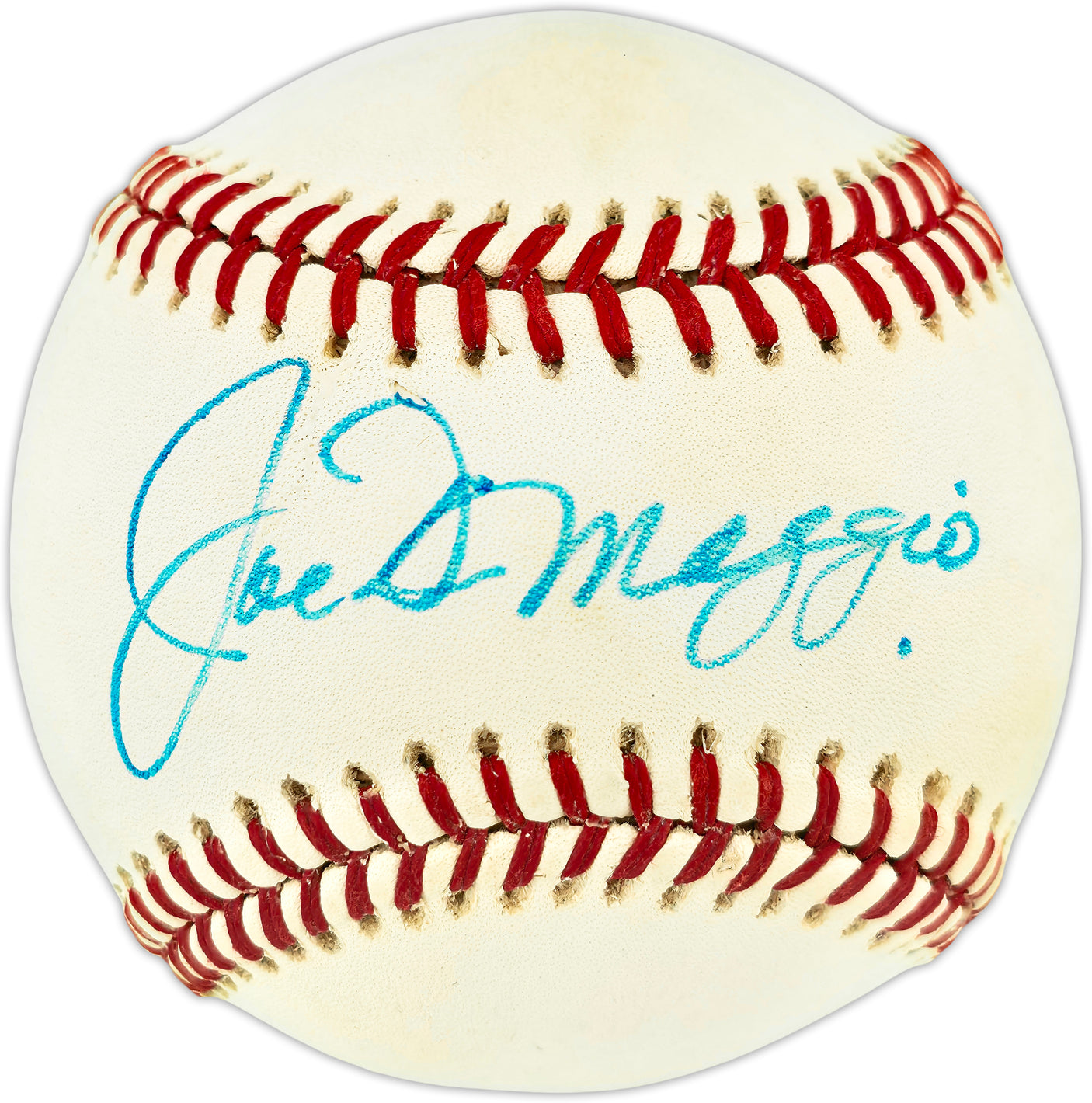 Joe Dimaggio Autographed Official AL Baseball New York Yankees Beckett BAS #AE49085