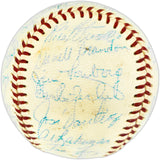 1967 Boston Red Sox Team Autographed Official Baseball With 26 Signatures Including Tony Conigliaro & Sparky Lyle Beckett BAS #AE49082