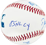 Dwight "Doc" Gooden Autographed Official Statball MLB Baseball New York Mets Beckett BAS Witness #2W442648