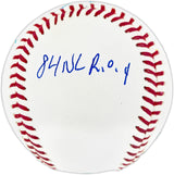 Dwight "Doc" Gooden Autographed Official Statball MLB Baseball New York Mets Beckett BAS Witness #2W442648