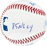 Dwight "Doc" Gooden Autographed Official Statball MLB Baseball New York Mets Beckett BAS Witness #2W442652