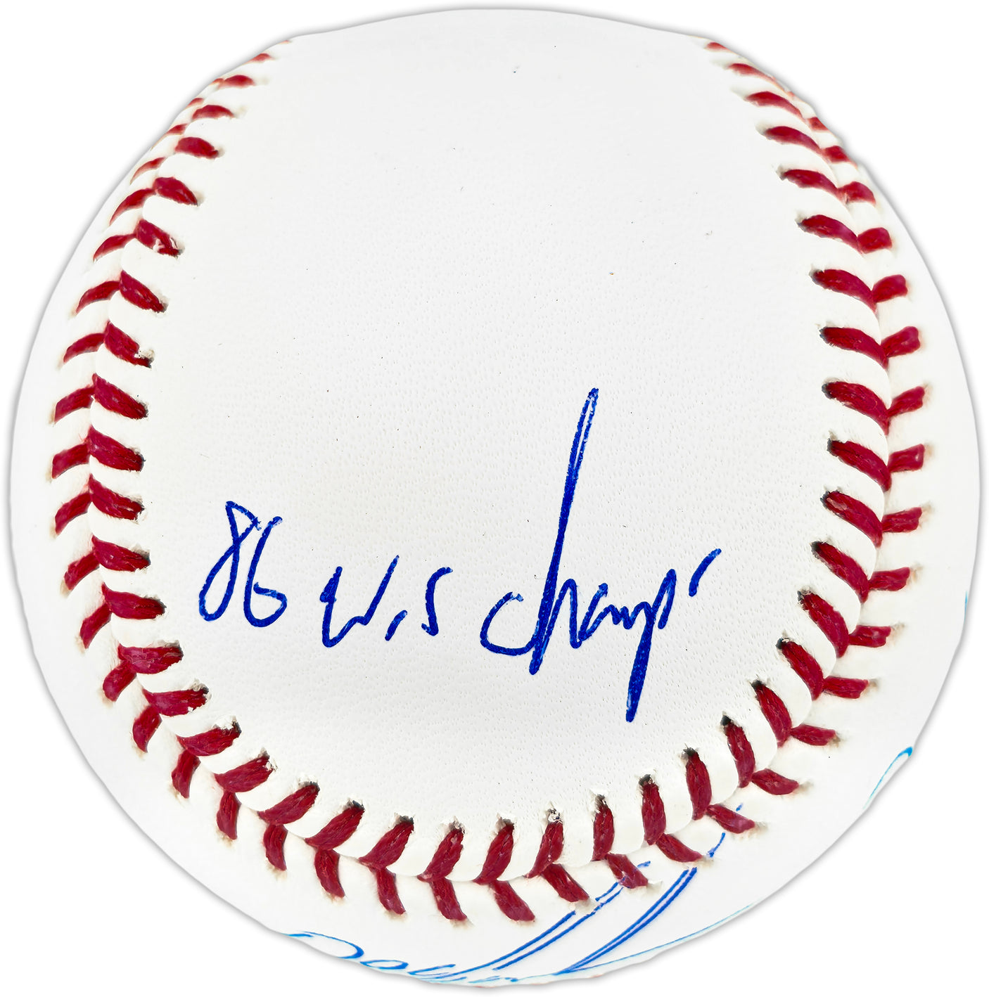 Dwight "Doc" Gooden Autographed Official Statball MLB Baseball New York Mets Beckett BAS Witness #2W442652