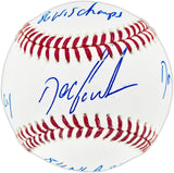 Dwight "Doc" Gooden Autographed Official Statball MLB Baseball New York Mets Beckett BAS Witness #2W442678