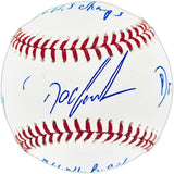 Dwight "Doc" Gooden Autographed Official Statball MLB Baseball New York Mets Beckett BAS Witness #2W442672