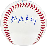 Dwight "Doc" Gooden Autographed Official Statball MLB Baseball New York Mets Beckett BAS Witness #2W442672