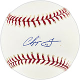 Chipper Jones Autographed Official MLB Baseball Atlanta Braves (Smudged) Beckett BAS QR #BU86951