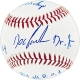 Dwight "Doc" Gooden Autographed Official MLB Baseball New York Mets "86 WS Champs, 84 NL ROY, 85 NL CY, Dr K" Beckett BAS Witness #2W807728