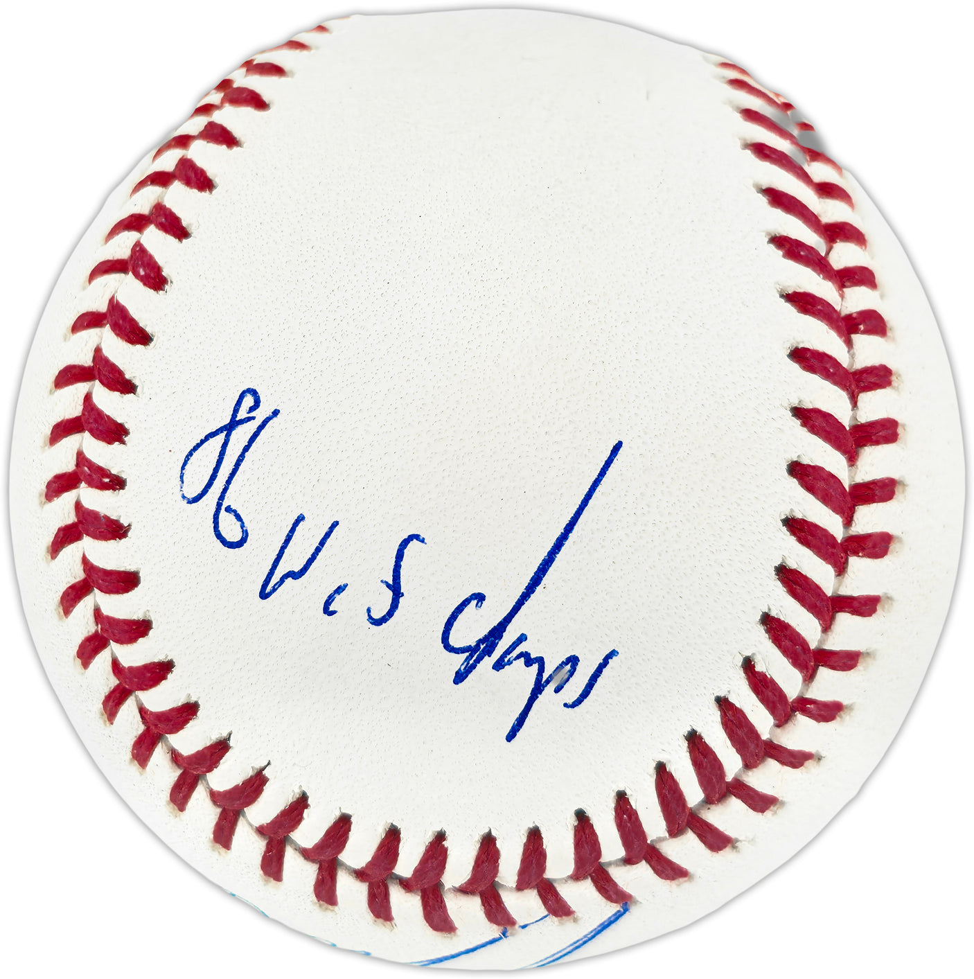 Dwight "Doc" Gooden Autographed Official MLB Baseball New York Mets "86 WS Champs, 84 NL ROY, 85 NL CY, Dr K" (Smudged) Beckett BAS Witness #2W807719