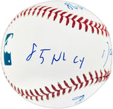 Dwight "Doc" Gooden Autographed Official MLB Baseball New York Mets "86 WS Champs, 84 NL ROY, 85 NL CY, Dr K" (Smudged) Beckett BAS Witness #2W807731