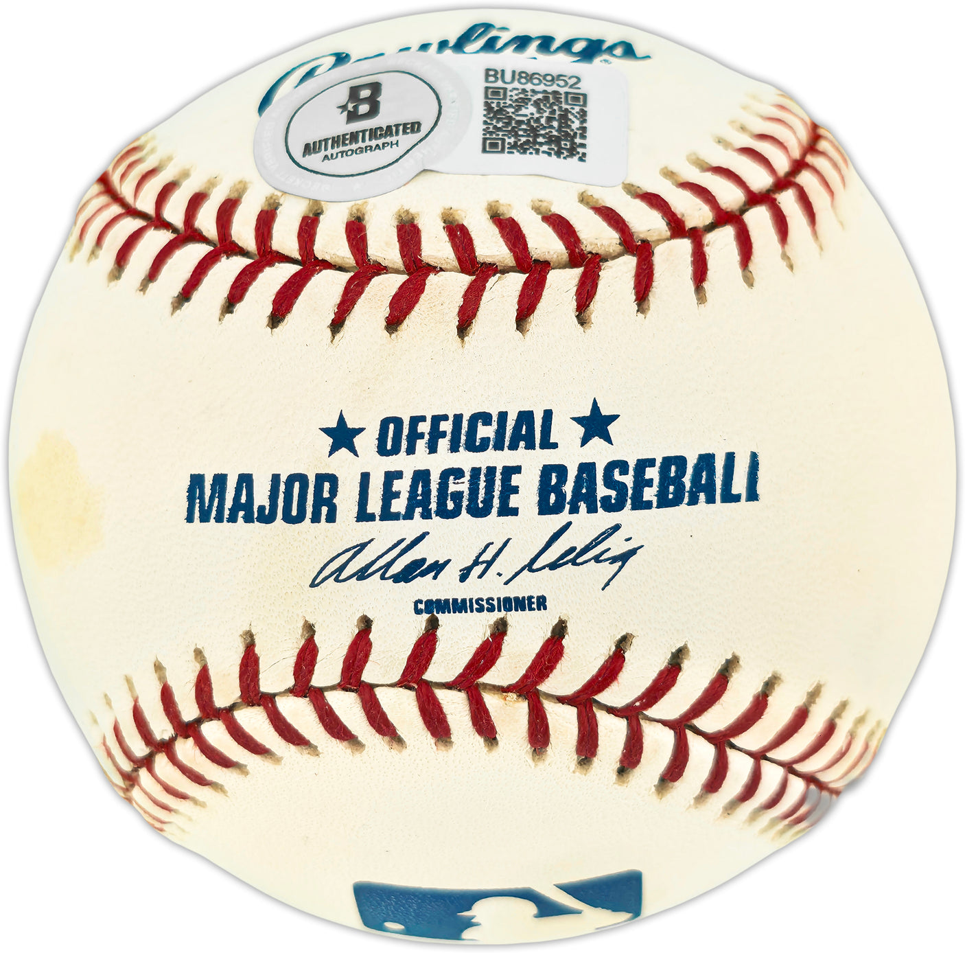 Rod Carew Autographed Official MLB Baseball Minnesota Twins, Los Angeles Angels "HOF 91" (Smudged) Beckett BAS QR #BU86952