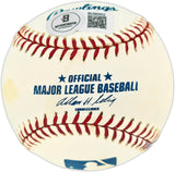 Rod Carew Autographed Official MLB Baseball Minnesota Twins, Los Angeles Angels "HOF 91" (Smudged) Beckett BAS QR #BU86952