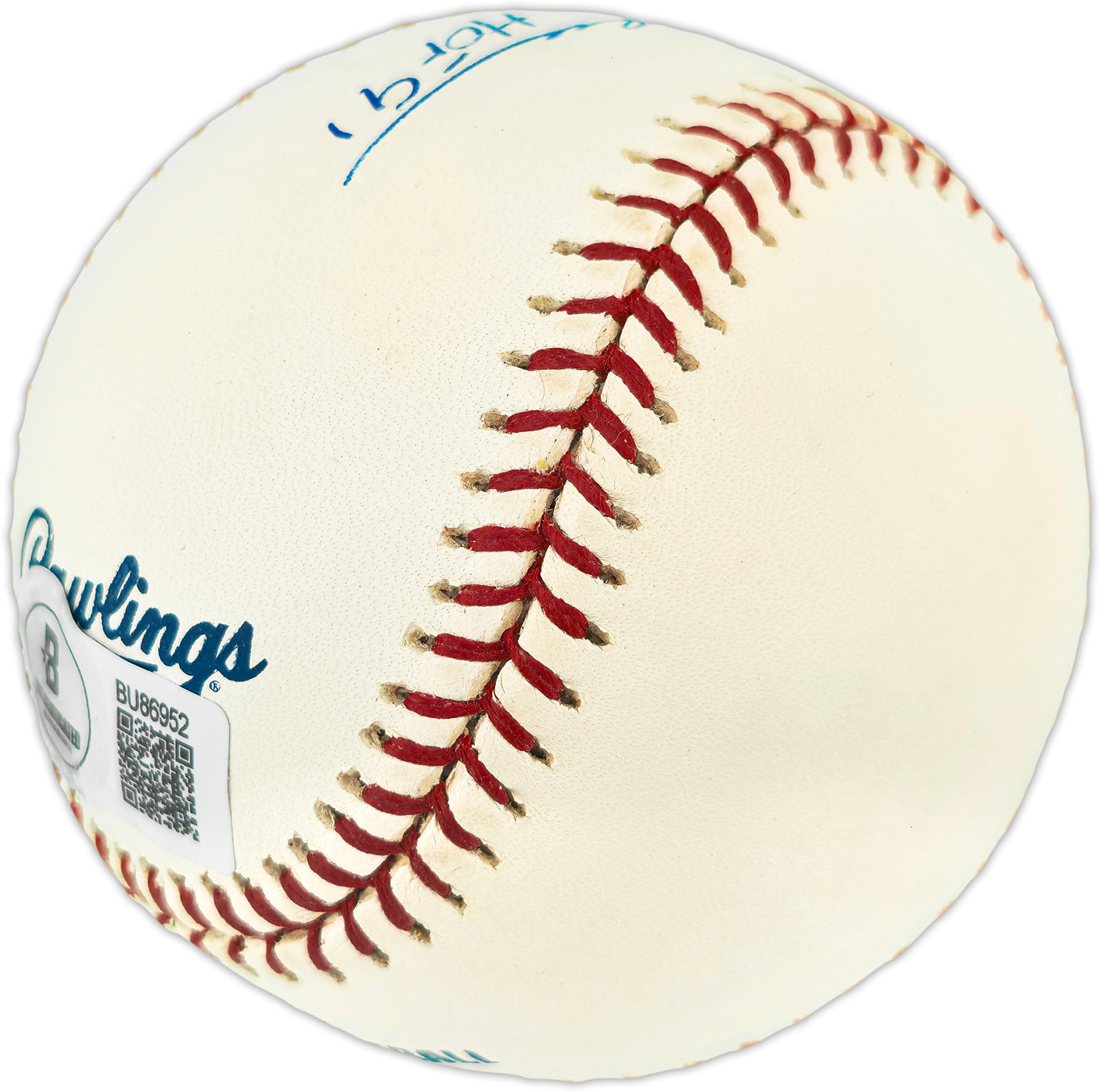 Rod Carew Autographed Official MLB Baseball Minnesota Twins, Los Angeles Angels "HOF 91" (Smudged) Beckett BAS QR #BU86952