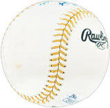 Dwight Evans Autographed Official Rawlings Gold Glove Baseball Boston Red Sox "#24, 8XGG" JSA #Q90652