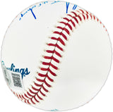 Dwight "Doc" Gooden Autographed Official MLB Baseball New York Mets "86 W.S. Champs" (Smudged) Beckett BAS Witness #2W807576