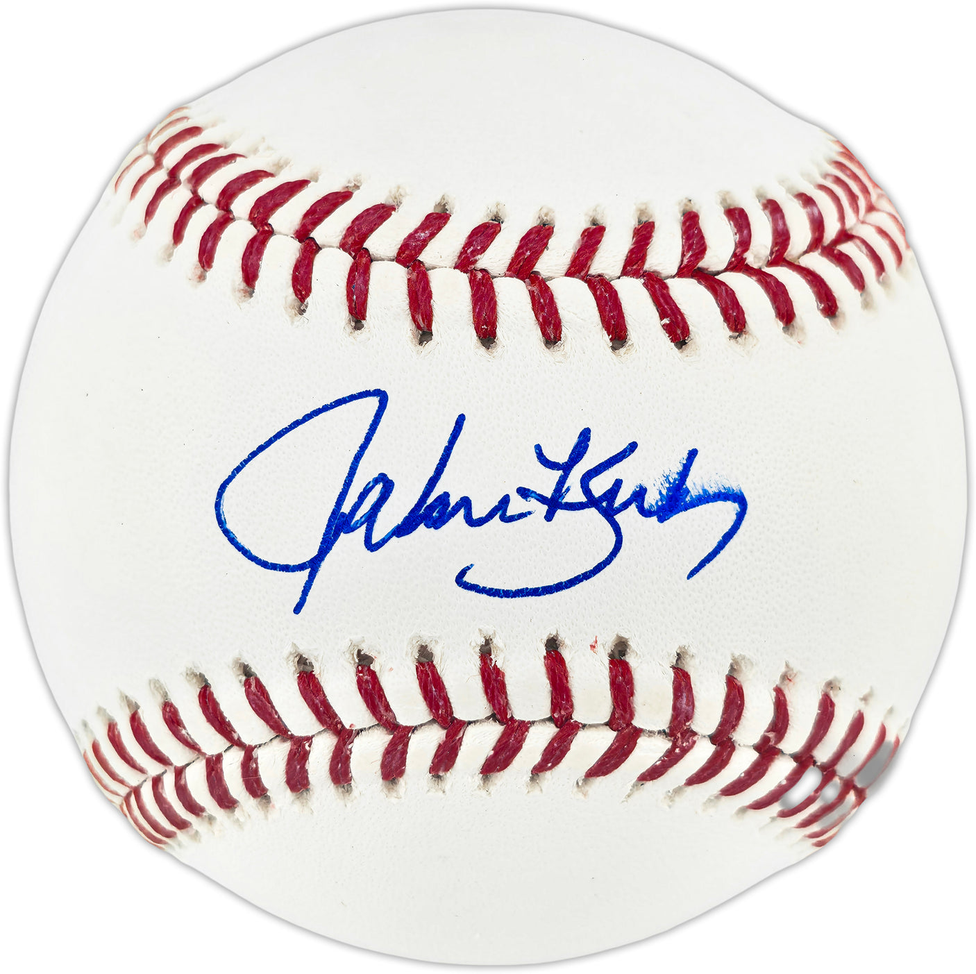 John Kruk Autographed Official MLB Baseball Philadelphia Phillies (Smudged) Beckett BAS Witness #4W016410