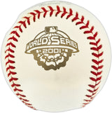 Randy Johnson Autographed Official 2001 World Series Logo Baseball Arizona Diamondbacks MLB Holo #AR132598