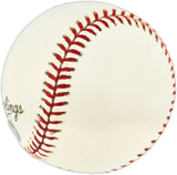 Randy Johnson Autographed Official 2001 World Series Logo Baseball Arizona Diamondbacks MLB Holo #AR132598