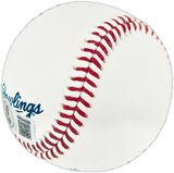 Trevor Hoffman Autographed Official MLB Baseball San Diego Padres (Smudged) Beckett Witness #3W044208