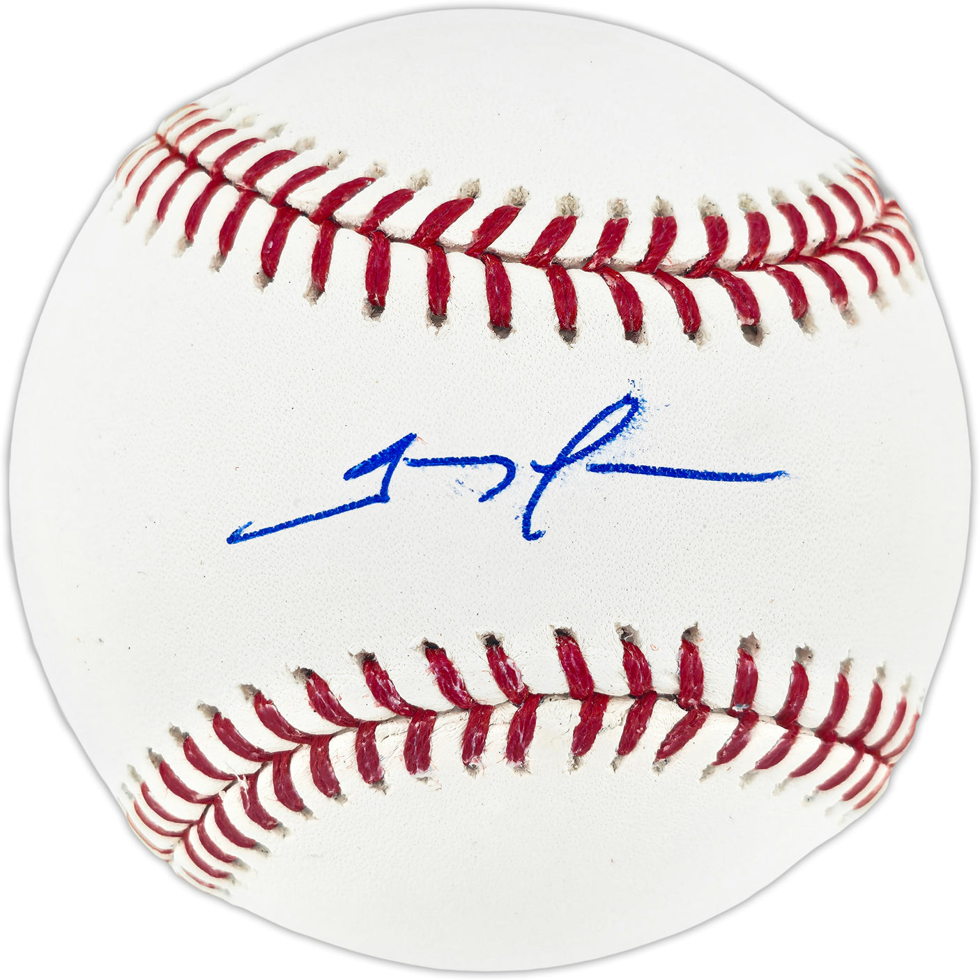 Trevor Hoffman Autographed Official MLB Baseball San Diego Padres (Smudged) Beckett Witness #3W044263