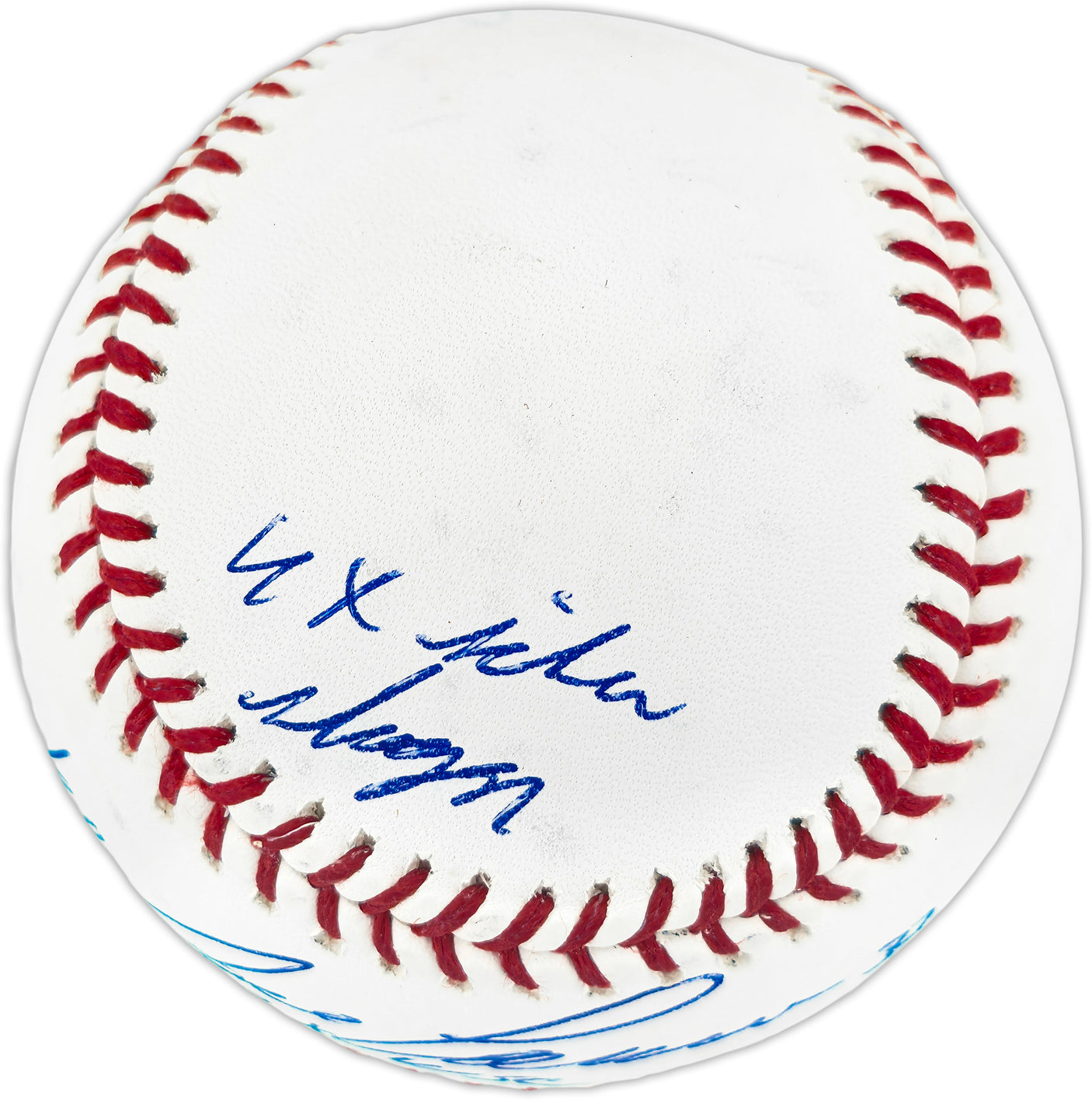 Jose Canseco Autographed Official Statball MLB Baseball Oakland A's (Smudged) Beckett BAS Witness #WU43319