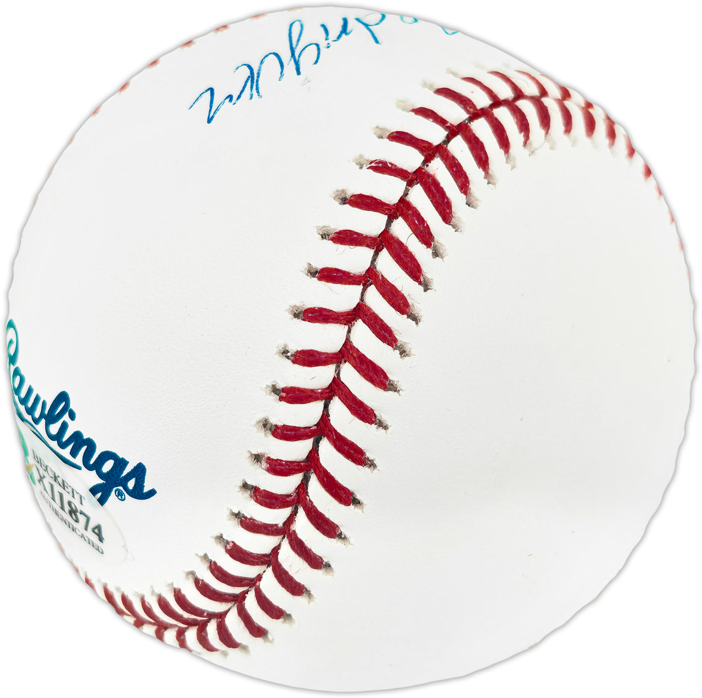 Julio Rodriguez Autographed Official MLB Baseball Seattle Mariners Full Name Beckett BAS #X11874