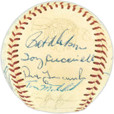 1968 Detroit Tigers Team Autographed Official League Baseball With 30 Signatures Including Norm Cash & Al Kaline Beckett BAS #AE43589