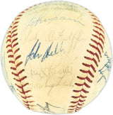 1968 Detroit Tigers Team Autographed Official League Baseball With 30 Signatures Including Norm Cash & Al Kaline Beckett BAS #AE43589