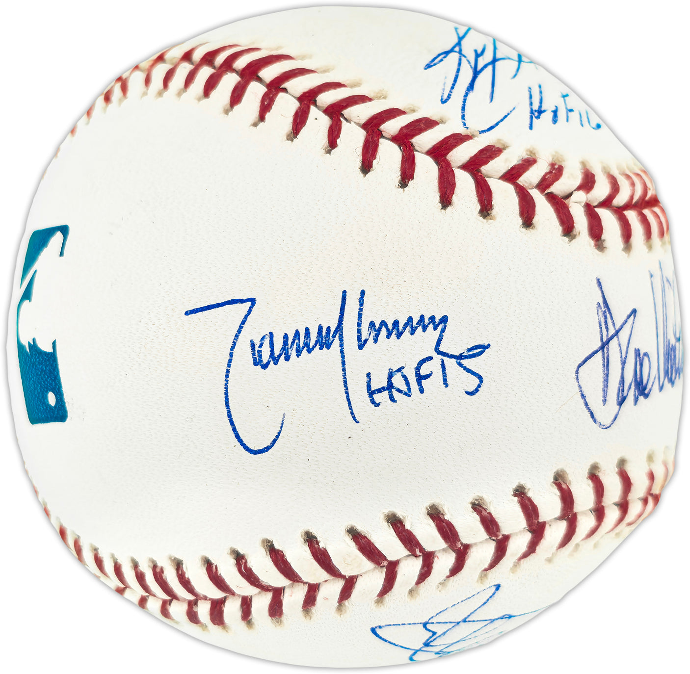 Seattle Mariners Hall of Famers Autographed Official MLB Baseball With 5 Signatures Including Ken Griffey Jr. & Dave Niehaus Beckett BAS #BM25409