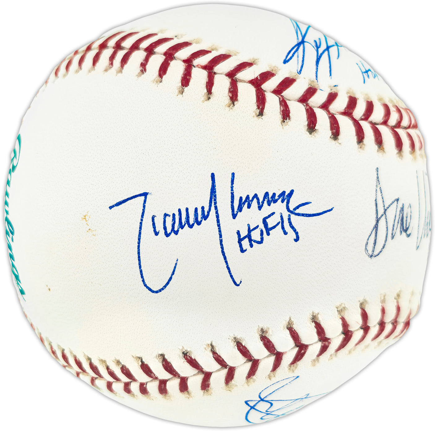 Seattle Mariners Hall of Famers Autographed Official MLB Baseball With 5 Signatures Including Ken Griffey Jr. & Dave Niehaus Beckett BAS #3W076969