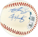 Seattle Mariners Hall of Famers Autographed Official MLB Baseball With 5 Signatures Including Ken Griffey Jr. & Dave Niehaus Beckett BAS #BN13283