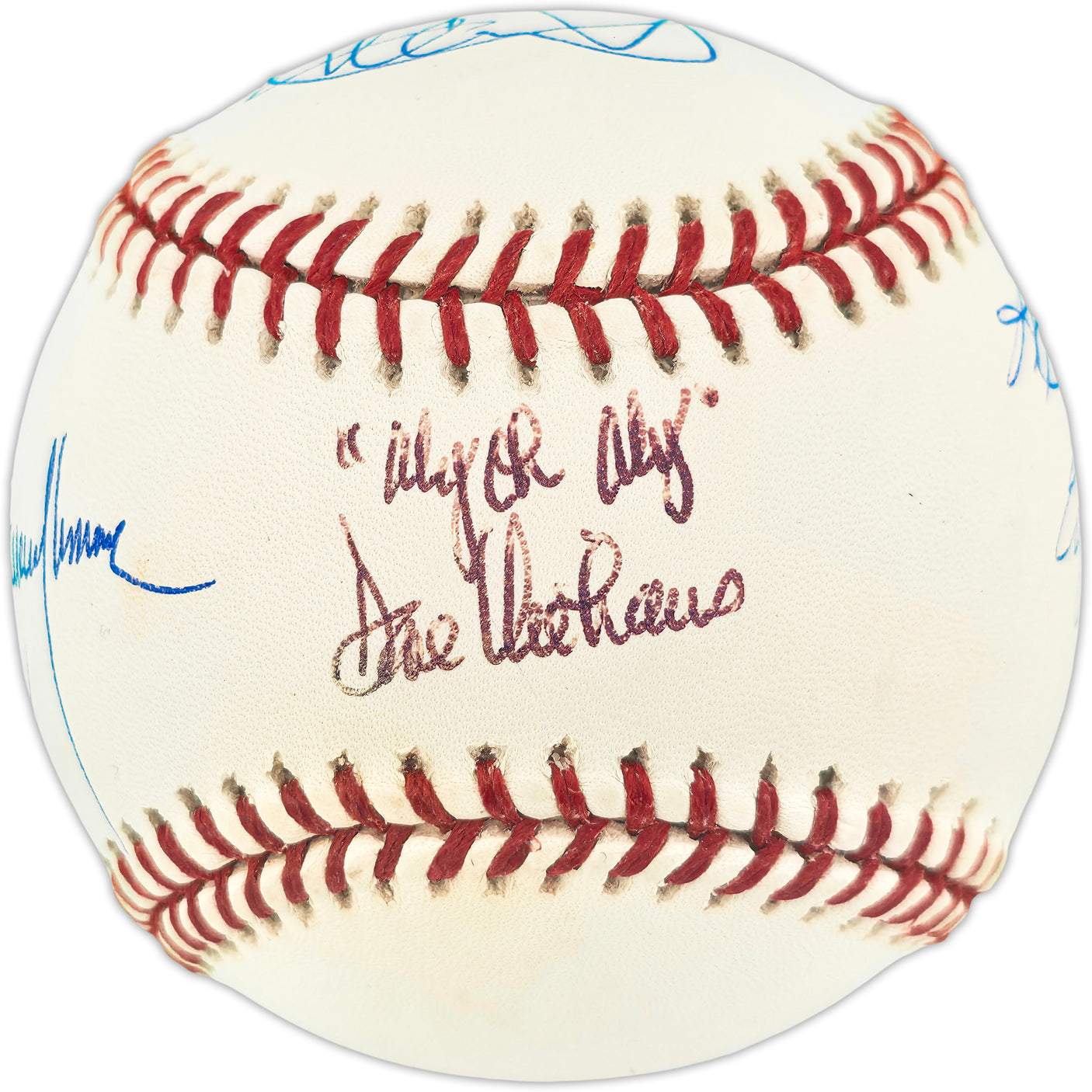 Seattle Mariners Hall of Famers Autographed Official MLB Baseball With 5 Signatures Including Ken Griffey Jr. & Dave Niehaus Beckett BAS #BN13283