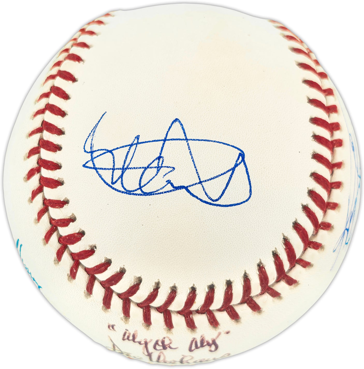 Seattle Mariners Hall of Famers Autographed Official MLB Baseball With 5 Signatures Including Ken Griffey Jr. & Dave Niehaus Beckett BAS #BN13283
