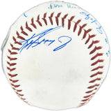 Seattle Mariners Hall of Famers Autographed Official M's Logo Baseball With 5 Signatures Including Ken Griffey Jr. & Dave Niehaus Beckett BAS #BN14987