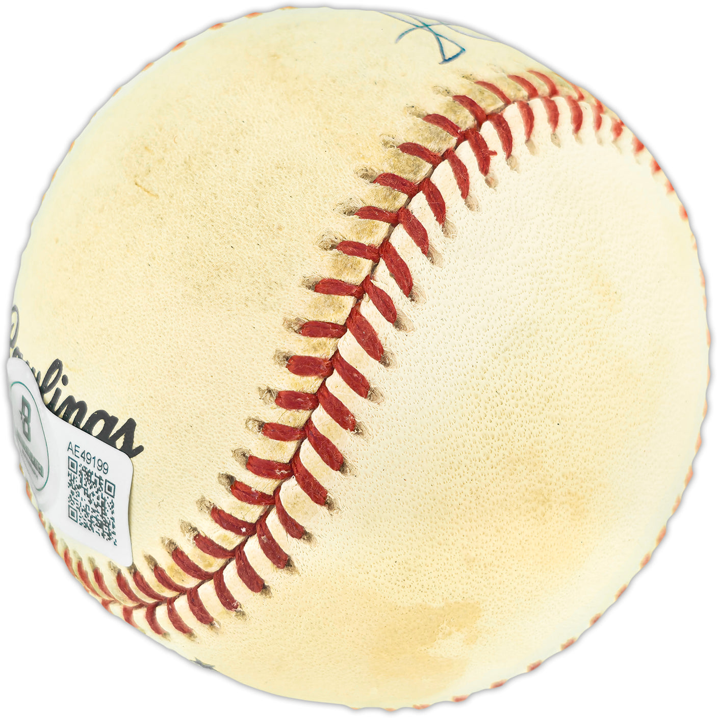 Hank Aaron Autographed Official NL Baseball Atlanta Braves Beckett BAS #AE49199