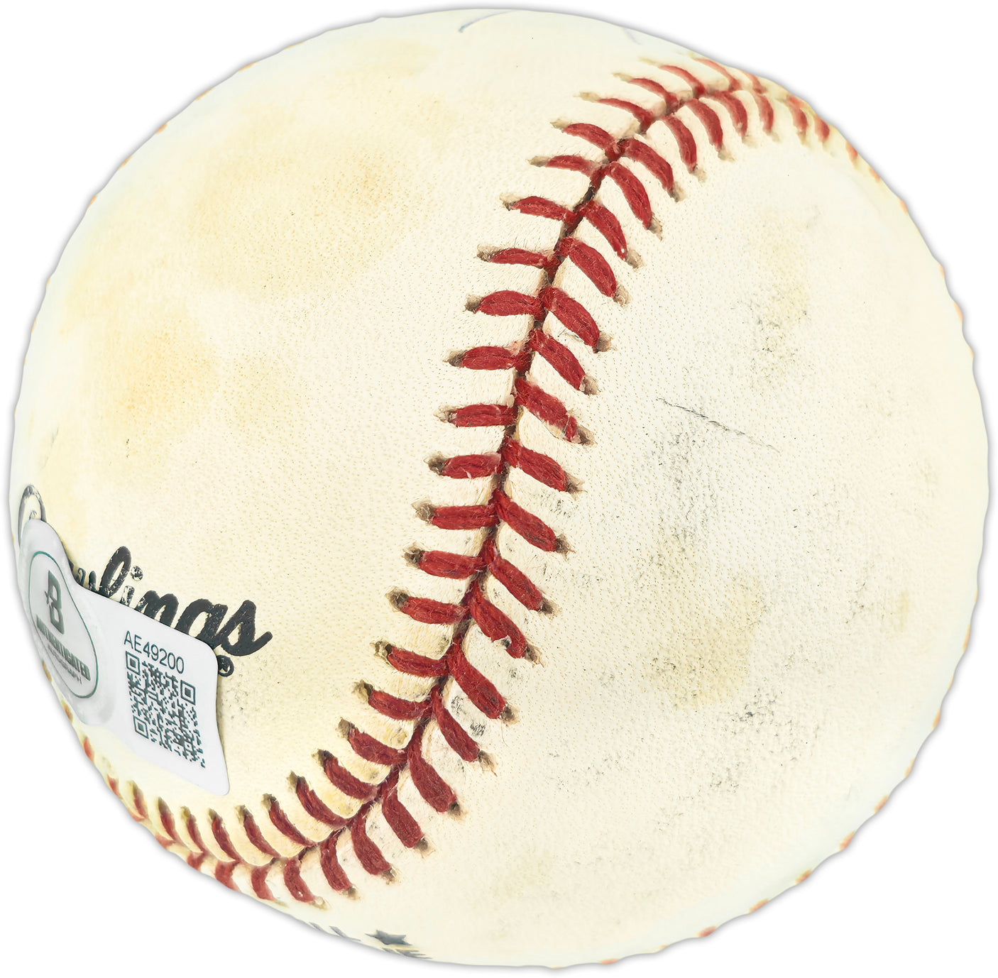 Willie Mays Autographed Official NL Baseball San Francisco Giants Beckett BAS #AE49200