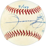 Sammy Sosa Autographed Official NL Baseball Chicago Cubs "66/63 HRs" #9/129 Beckett BAS QR #BU86940