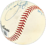 Sammy Sosa Autographed Official NL Baseball Chicago Cubs "66/63 HRs" #9/129 Beckett BAS QR #BU86940