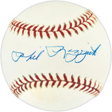 Phil Rizzuto Autographed Official AL Baseball New York Yankees Beckett BAS QR #BU86943
