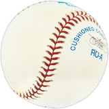 Phil Rizzuto Autographed Official AL Baseball New York Yankees Beckett BAS QR #BU86943